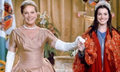 Julie Andrews e Anne Hathaway em O Diário da Princesa