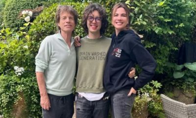 Mick Jagger, Luciana Gimenez e o filho