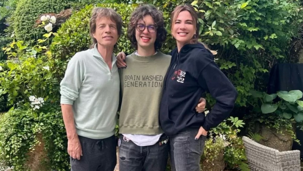 Mick Jagger, Luciana Gimenez e o filho