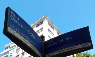 Esquina da Rua Dias da Rocha com a Rua Barata Ribeiro