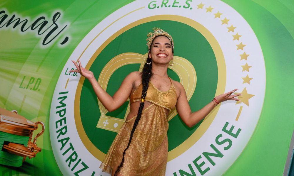 Die junge, in Alemão lebende Passista ist die neue Queen of Drums von Imperatriz Leopoldinense