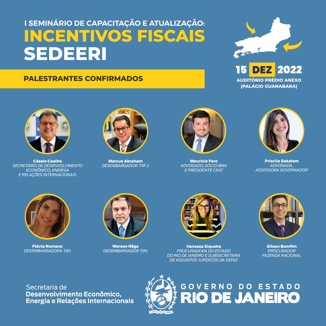 Secretaria de Desenvolvimento Econômico promove 1º Seminário de Capacitação e Atualização sobre Incentivos Fiscais