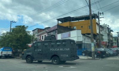 Dois criminosos ficam feridos em confronto com a PM na Maré