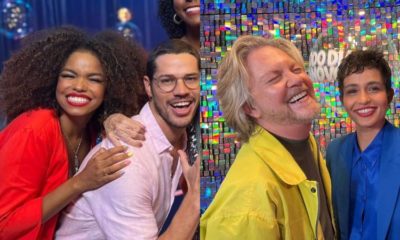 Artistas gravam vinheta de fim de ano na Globo