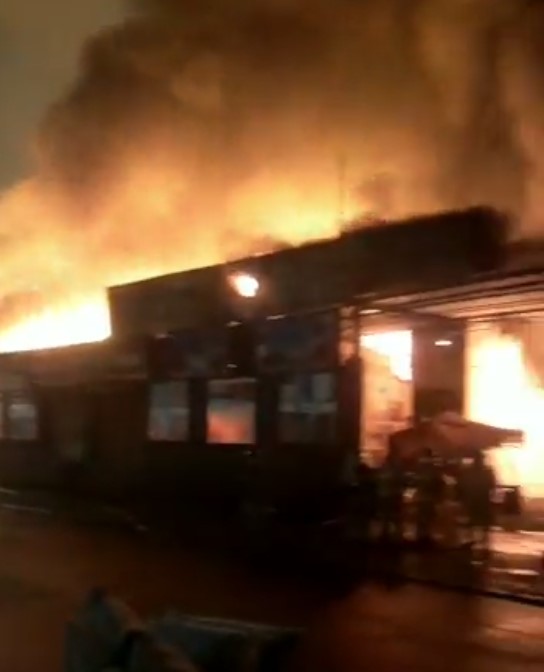 Incêndio fábrica de móveis