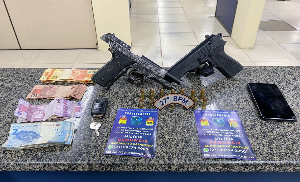 Miliciano Potter preso pela PM