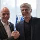 Gianni Infantino e Arsène Wenger