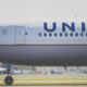 Avião da United Airlines