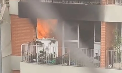 Incêndio atinge apartamento em Copacabana