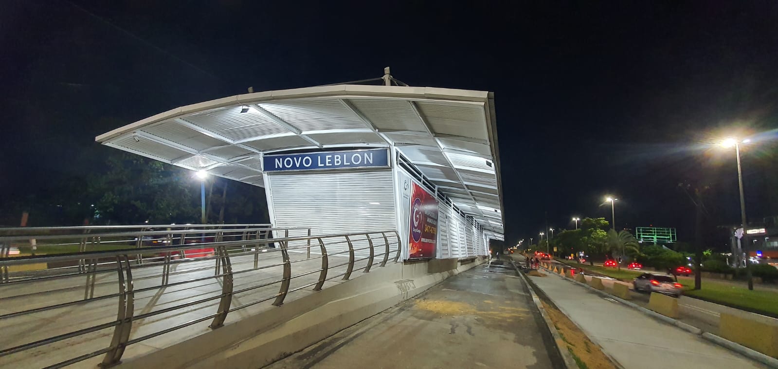 A estação Novo Leblon reformada