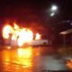 Ônibus é incendiado na Taquara