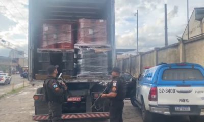 Polícia Militar recupera carga de óleo de R$ 215 mil