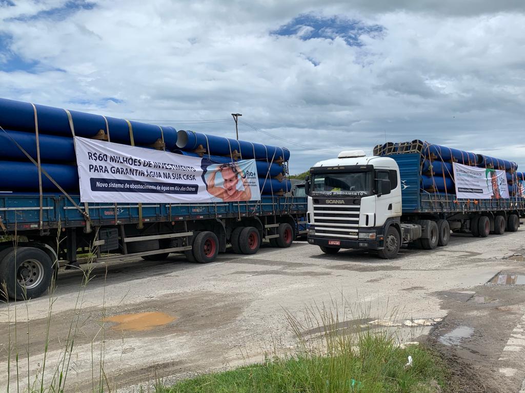 Rio+Saneamento inicia obras para solução definitiva do abastecimento de água em Rio das Ostras