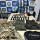 Arsenal de guerra é apreendido em apartamento de miliciano em Bangu