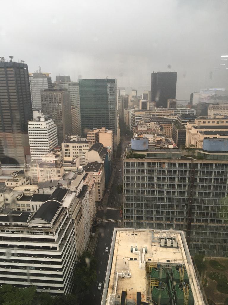 Chuva na cidade do Rio