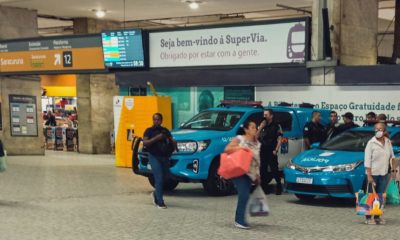Polícia Militar reforça segurança na Central do Brasil