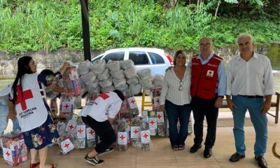 Cruz Vermelha distribui doações recebidas da campanha de Natal