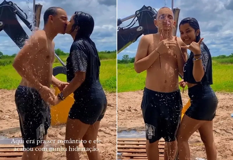 João Gomes beija influencer e mostra tudo nas rede sociais