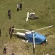 Helicóptero cai no Recreio dos Bandeirantes