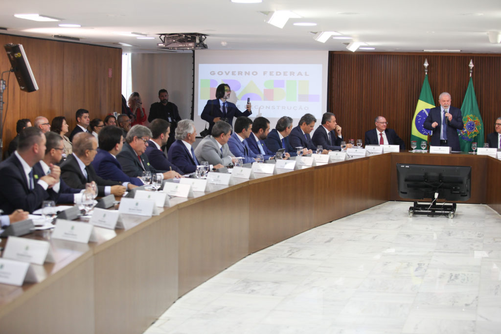 Encontro de governadores com o presidente Lula em Brasília
