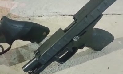 Armas apreendidas pela Polícia Militar