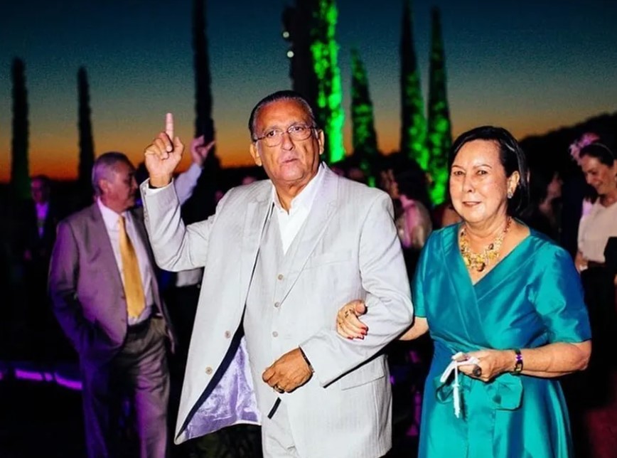 Galvão Bueno e a mãe