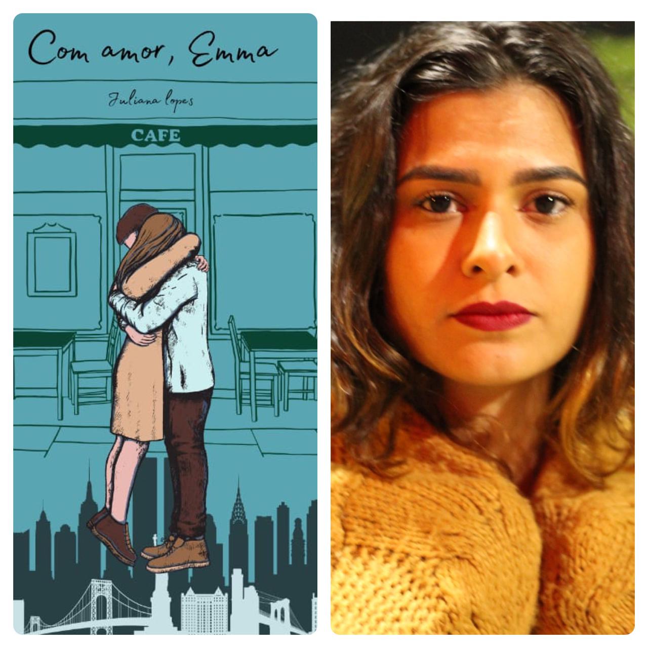 Escritora Juliana Lopes divulga novo livro: 'Com amor, Emma'