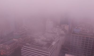 Névoa toma conta do Centro do Rio