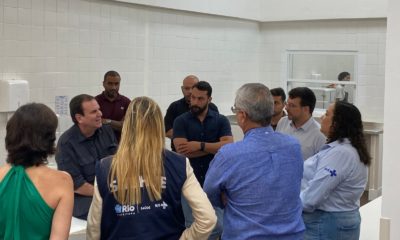 Eduardo Paes na reinauguração de unidade de saúde na Zona Norte do Rio