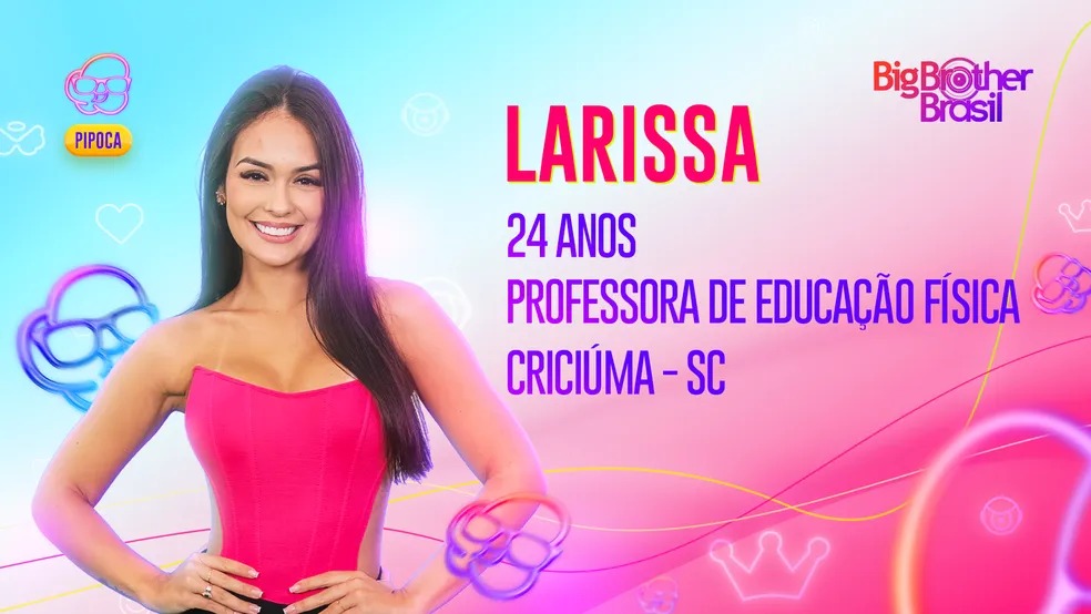 BBB 23: Conheça Larissa, nova participante do grupo Pipoca