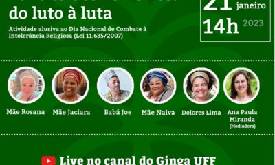 Grupo de pesquisa da UFF promove evento virtual no Dia Nacional do Combate a Intolerância Religiosa
