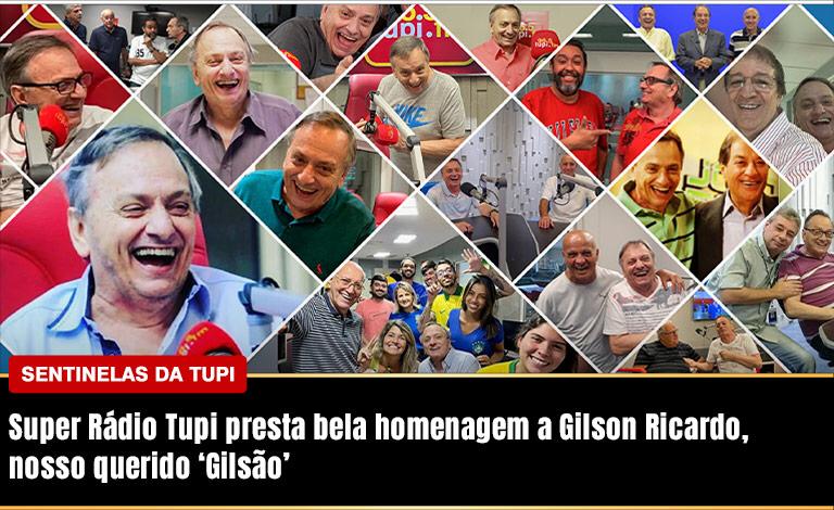 Família Tupi presta homenagens e se despede de um dos comunicadores mais amados do país. Salve, Gilson Ricardo!