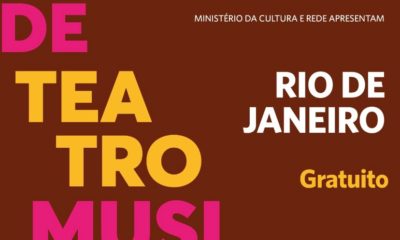 Espetáculo 'Marrom o Musical' realiza oficina de teatro musical gratuita na Biblioteca Parque, no Centro do Rio