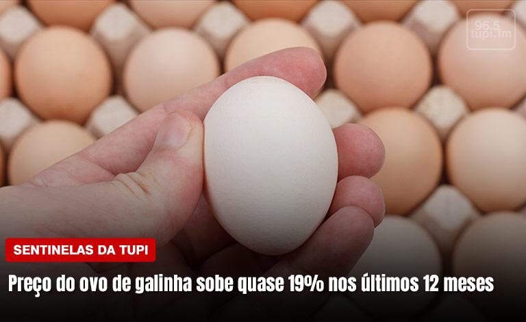Preço do ovo sobe quase 19% em um ano Sentinelas da Tupi Especial