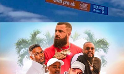 Mãolee faz ação na praia divulgando o single “Vem Pra Cá"