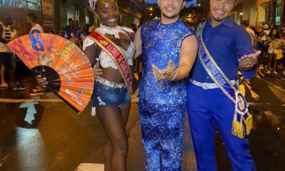Com muito samba no pé, Rei de bateria da Acadêmicos de Niterói treina na Amaral Peixoto (Foto: Deivid Maldonado/ Divulgação)