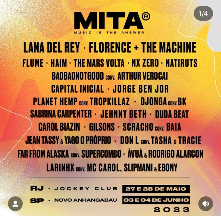 MITA Festival anuncia lineup com Lana Del Rey e Florence + The Machine