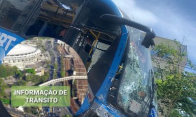 Acidente com caminhão e BRT deixa feridos na Zona Oeste do Rio