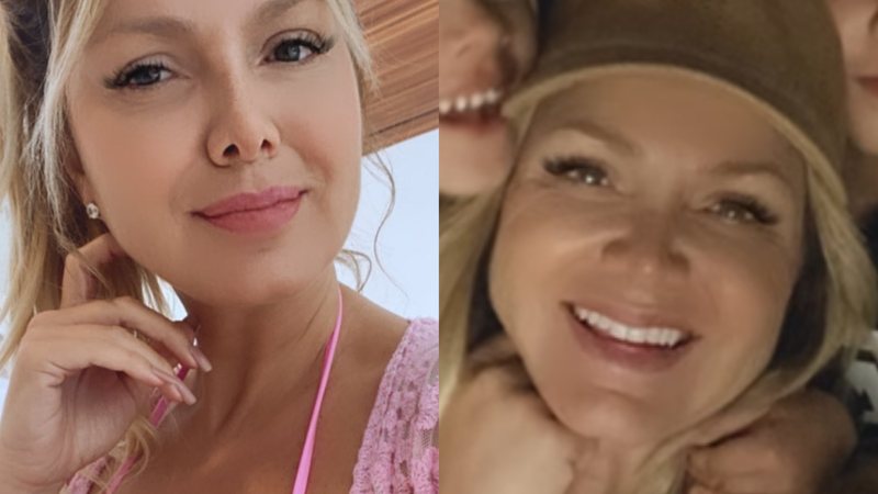 Eliana curte férias com a família