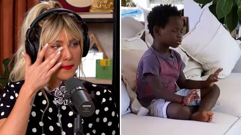 Giovanna Ewbank chora ao falar da doença do filho