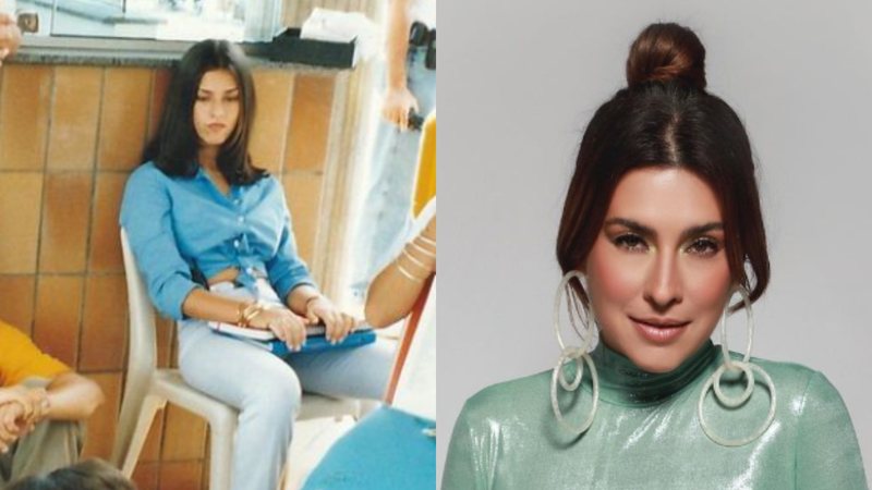 Fernanda Paes Leme encanta seguidores com foto nostálgica da época de seriado com Sandy e Junior