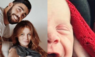 Pedro Scooby, a esposa Cintia Dicker e a filha aurora