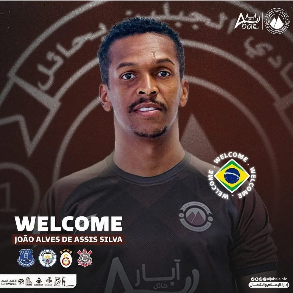 Atacante Jô é anunciado oficialmente por clube da segunda divisão da Arábia  Saudita - Super Rádio Tupi