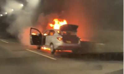 Incêndio em veículo interdita Túnel Rebouças
