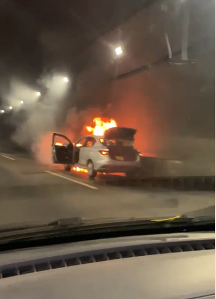 Incêndio em veículo interdita Túnel Rebouças
