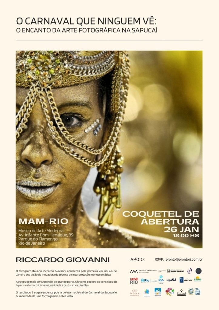 Exposição "O Carnaval que Ninguem Vê", está na Biblioteca Parque Estadual até o dia 28 de fevereiro