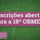 Inscrições para 18ª Olimpíada Brasileira de Matemática das Escolas Públicas estão abertas