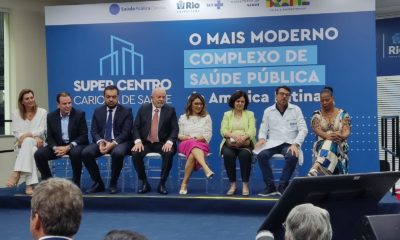 Autoridades marcaram presença na inauguração das unidades de diagnóstico e do olho do Super Centro Carioca