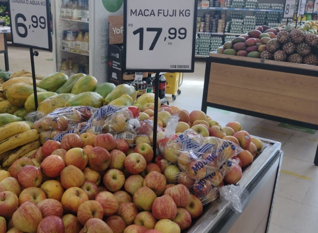 Preço da maçã tem alta