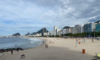 Praia do Leme, na Zona Sul do Rio